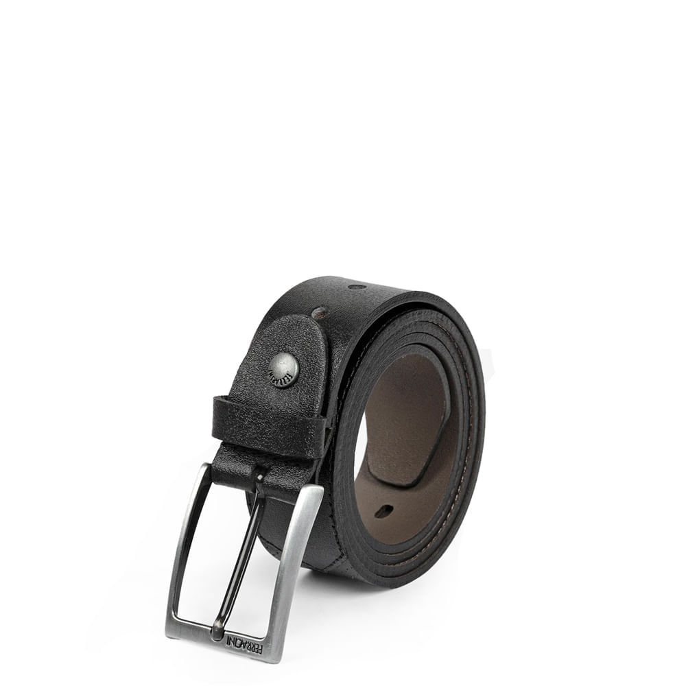 Cinto Masculino Ferracini FC667A Verona Couro Preto
