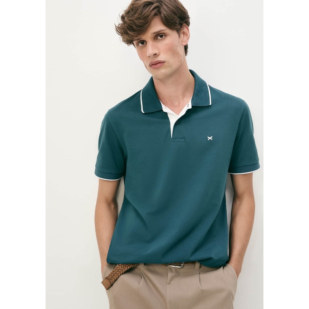 Camisa Polo Básica Masculina Em Malha Piquet Com Bordado HERING