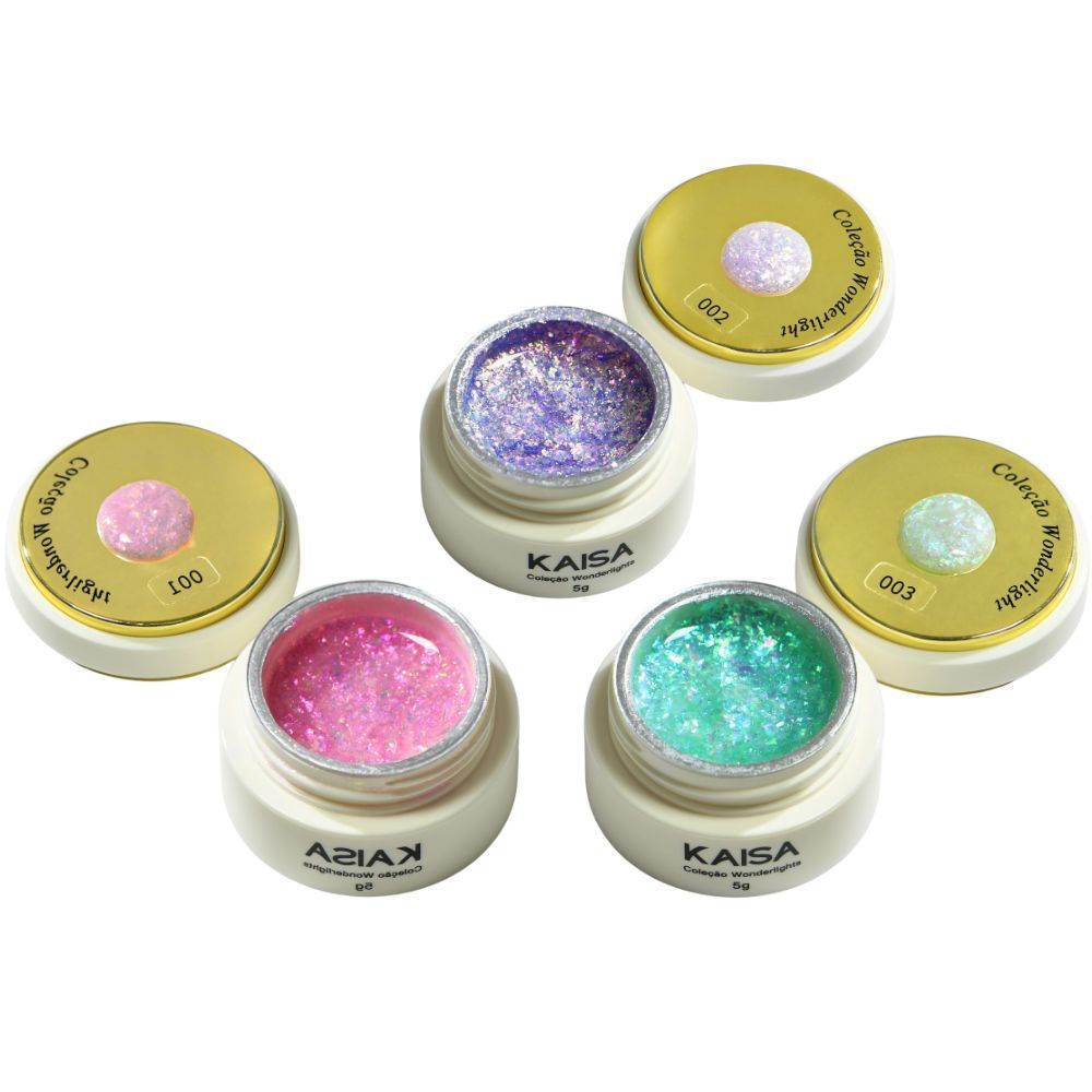 Flake em Gel Holográfico - Wonderlight 5g - Kaisa
