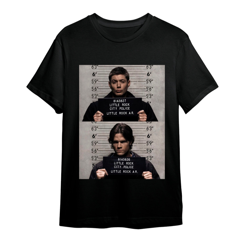 [Camiseta Premium em Algodão Puro]TT Camiseta T-Shirt Sam e Dean Winchester - Supernatural Unissex Série