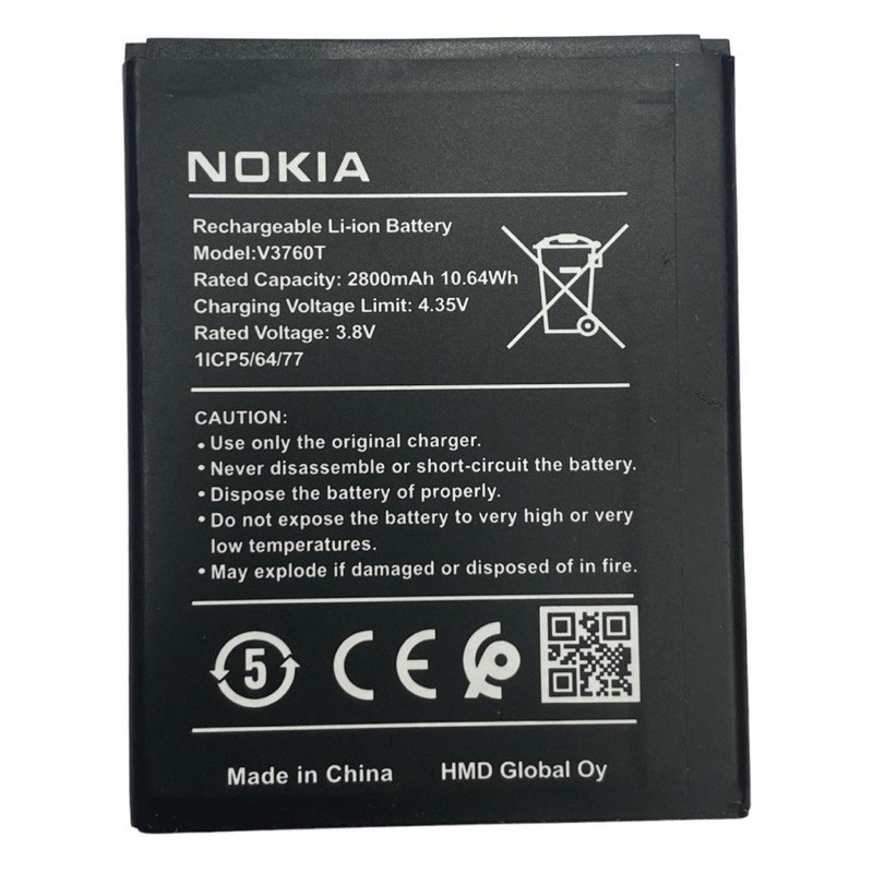 Bateria Nokia C2 ta-1263  V3760t 2800mah Nova Orig + Garantia