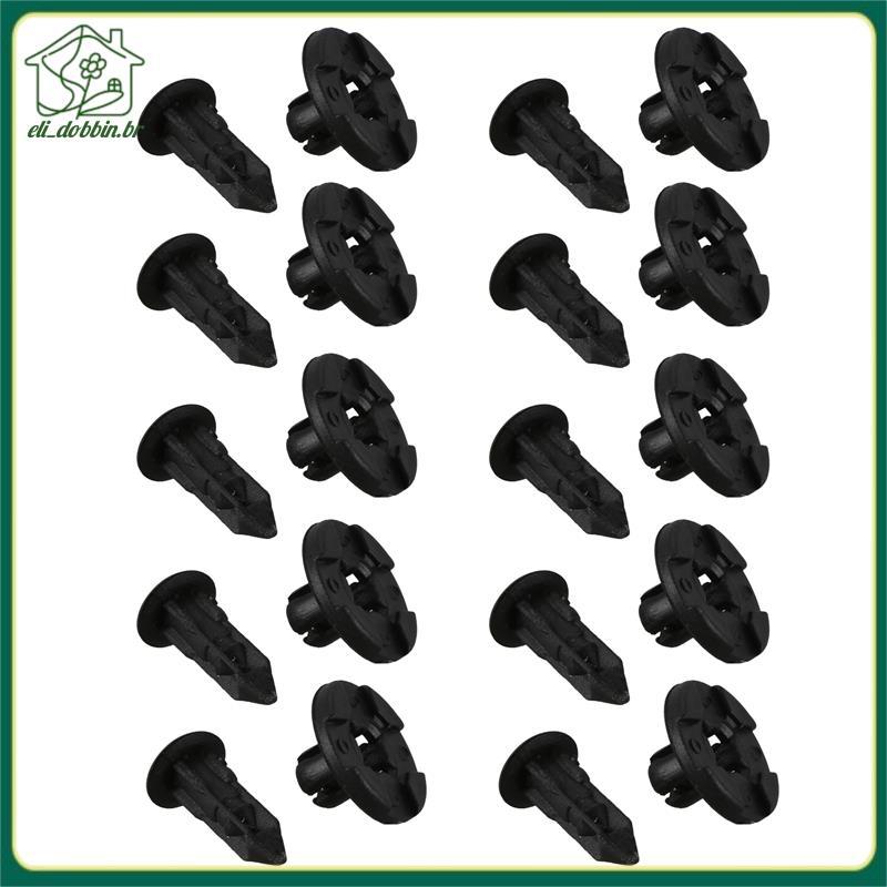 [eli_dobbin.br] 10 x Clipe De Fixação De Plástico 8 Mm Para Nissan