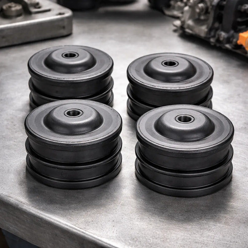 Kit 4 Coxim Dianteiro Suspensão Do Motor Scania 112 113 142