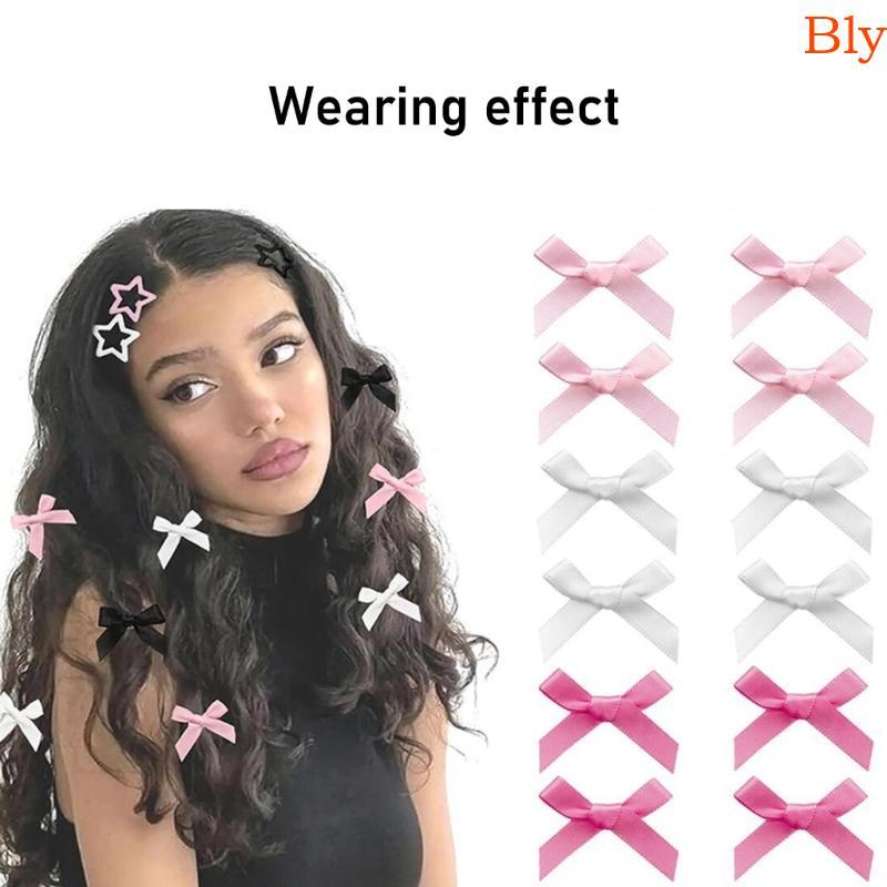 Bly 30 Peças Grampos Cabelo Laços Tecido,, Meninas,, Ajustáveis Para Uso Diário