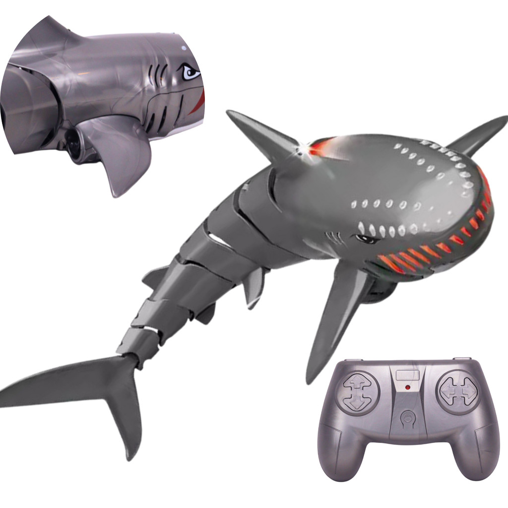 Brinquedo Tubarão de Controle Remoto Nada na Agua - Castela em Oferta na Shopee