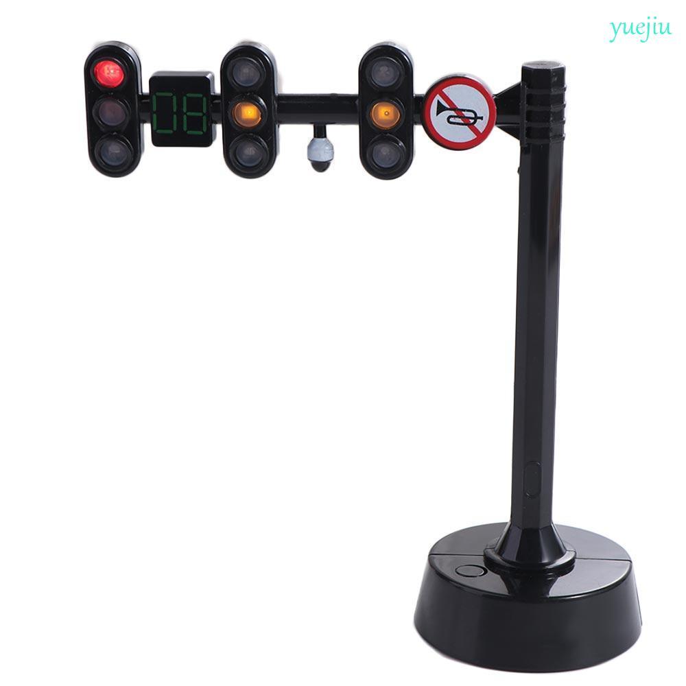 YUEJIU Mini Brinquedos Modelo De Parada , Sinais De Luz De Brinquedo De Trânsito , Blocos De Construção De Semáforo