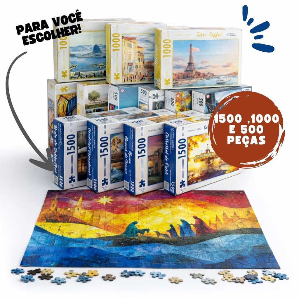 Quebra Cabeça 1000 Peças Quebra Cabeça 500 Peças Quebra Cabeça Adulto Jogo Quebra Cabeça