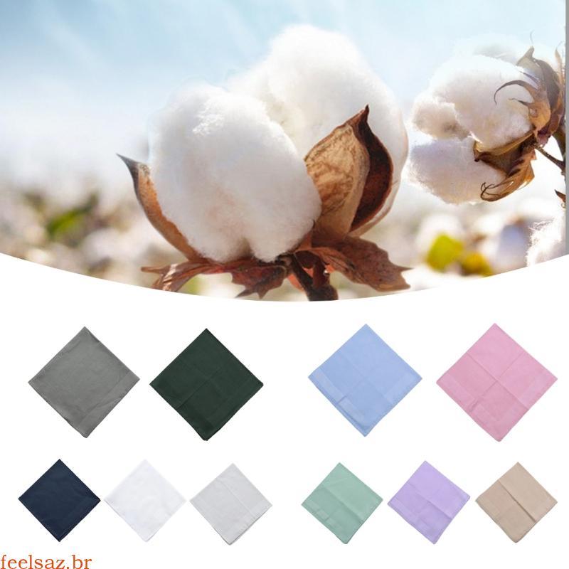 feelsaz Bandanas Macias Lenço Multiuso Toalha Bolso Para Terno Negócios Adulto