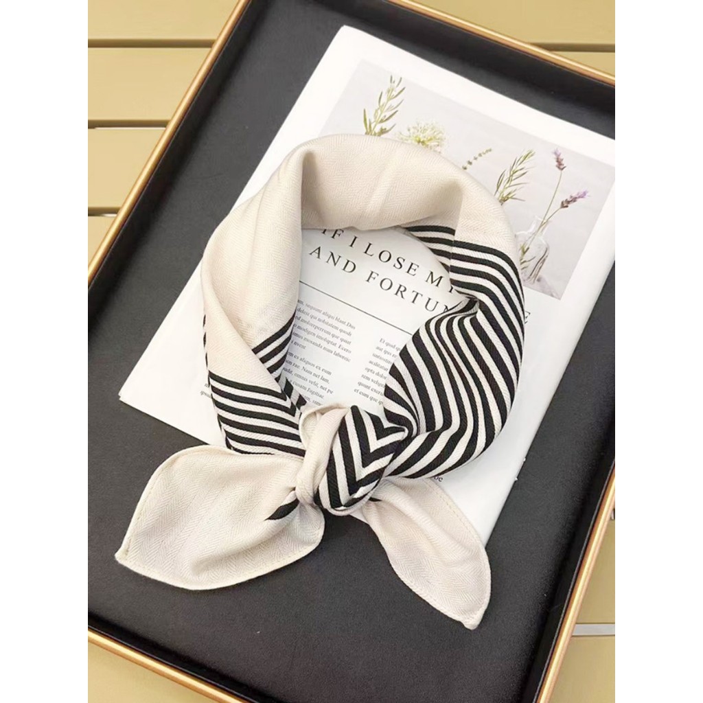 Linho de algodão 70 lenço quadrado pequeno proteção de pescoço lenço de seda quente camisa decoração cachecol elegante A