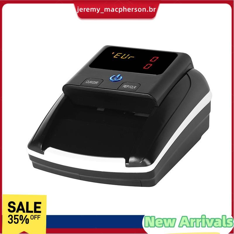 Contador De Dinheiro Portátil USD/EUR Bill Authenticator Quantidade Cumulativa Total Mini Detector De Contas Plugue Ue