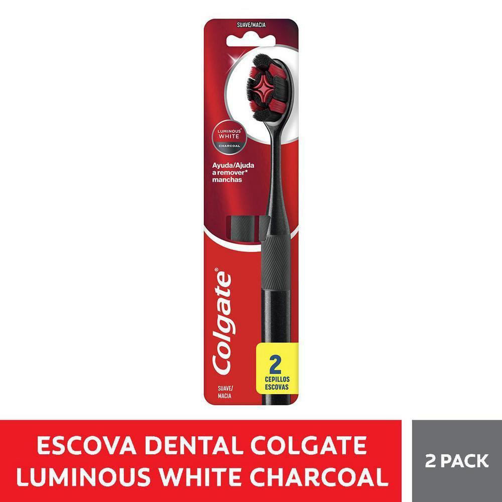 Escova Dental Colgate Luminous White 2un