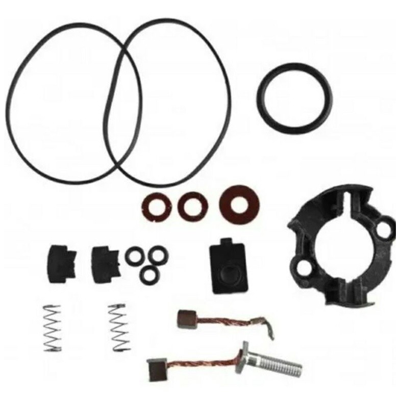 Suporte Escovas Motor Partida Arranque + Guarnições Titan 150 Fan 150 Bros 150 Titan 160 Fan 160 Bros 160