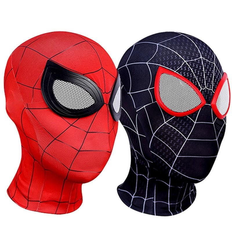 Máscaras Do Homem-Aranha Super-Herói Miles Morales Peter Parker Cosplay