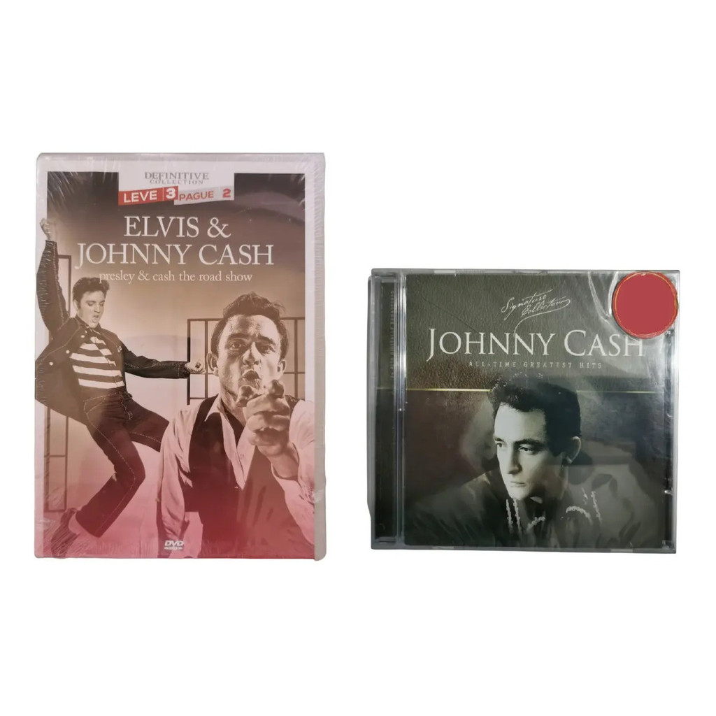 Cd Johnny Cash Greatest Hits + Dvd Elvis & Johnny Cash