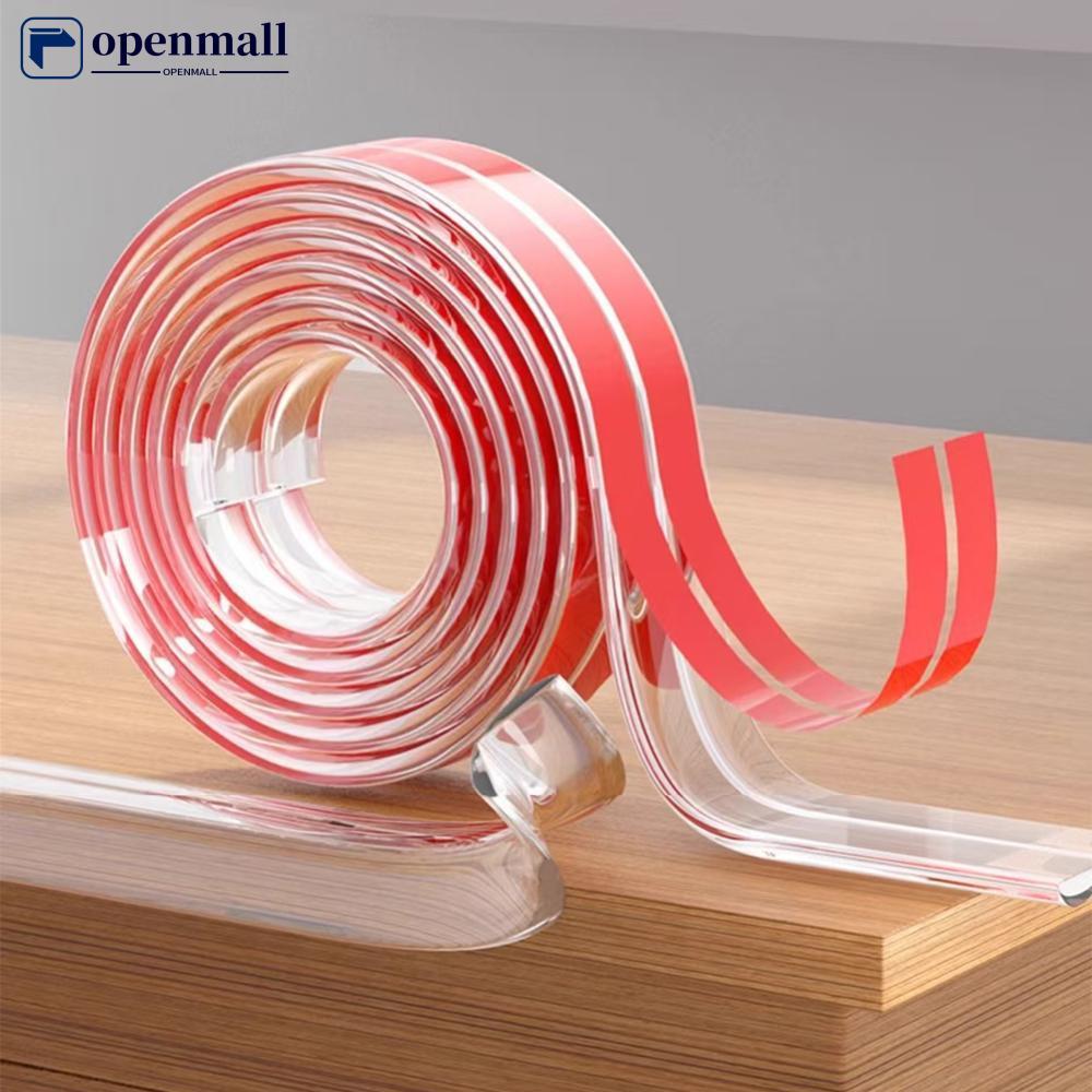 OMALL 1/2/3/5M Autoadesivo Transparente Silicone Mesa Borda Guarda Móveis Canto Protetor Tira Macia Anti-Colisão De Segu
