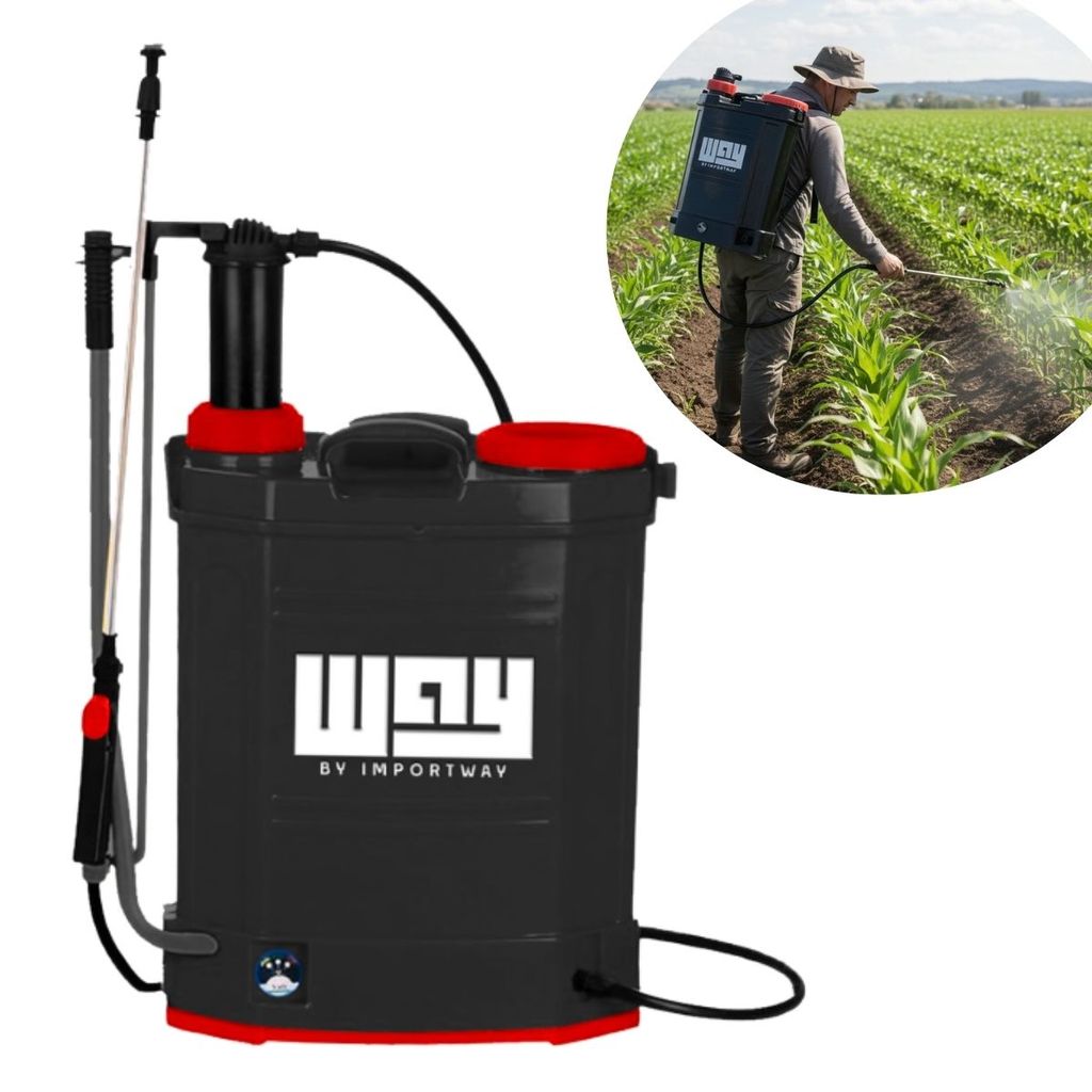 PULVERIZADOR 2X1 ELETRICO E MANUAL 20 LITROS - IWP2X1020