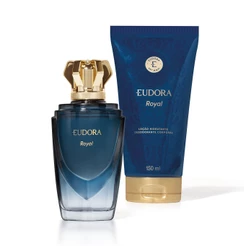Combo Eudora Royal Masculino: Desodorante Colônia 100ml + Loção Hidratante 150ml