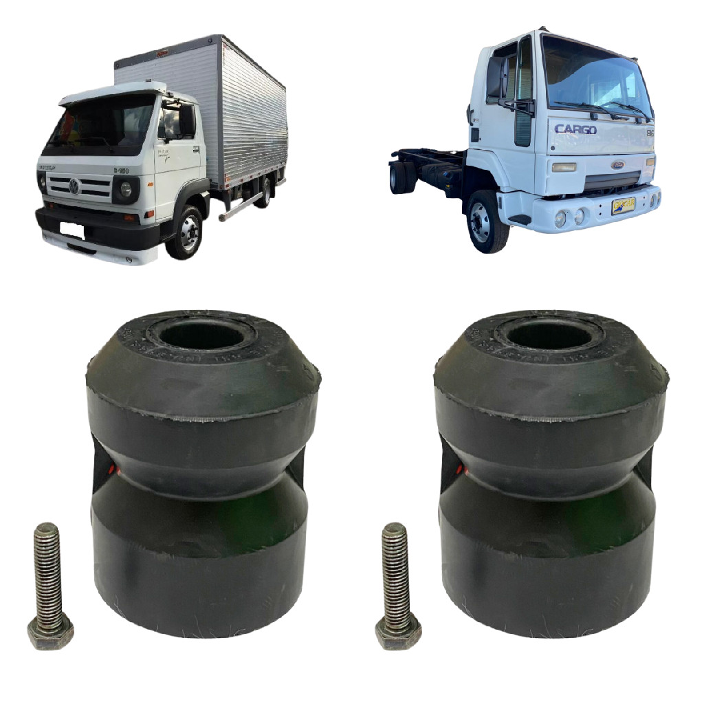 Par Batentes Suspensão Dianteira Vw Ford Cargo 5150 8150 815