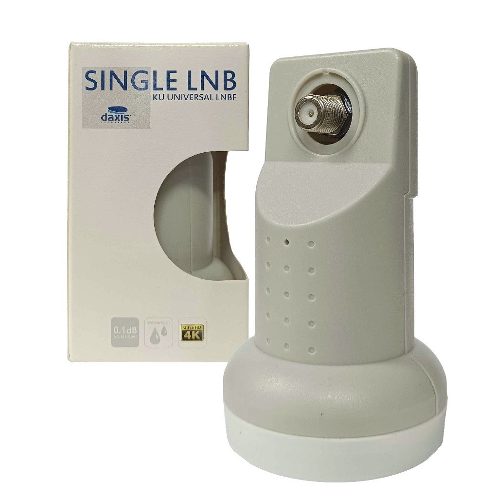 Lnb Simples universal Banda Ku Receptor Satélite lnbf 1 saída Full HD SatHD