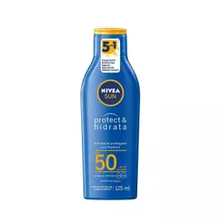 Protetor Solar NIVEA SUN Protect & Hidrata FPS 50 125ml