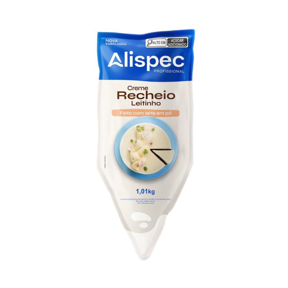 Recheio Creme de Leitinho 1,01kg Alispec Recheio Creme de Leitinho 1,01kg Alispec