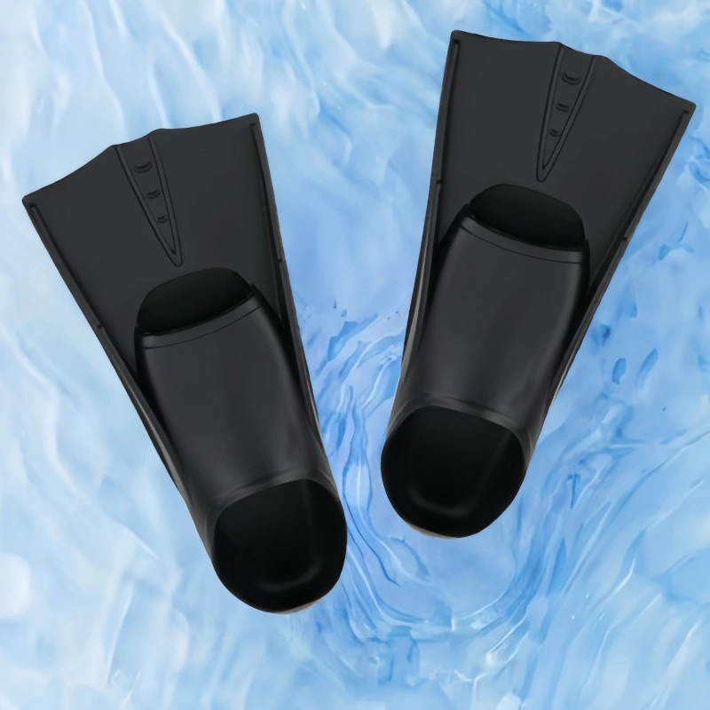 Pé de Pato Nadadeira Curta Silicone para Natação Surf Bodyboard e Mergulho