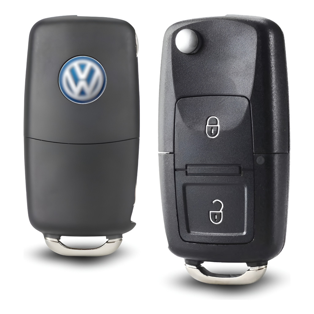 Chave Canivete Volkswagen Gol Voyage Saveiro G5 2 Botões Vw