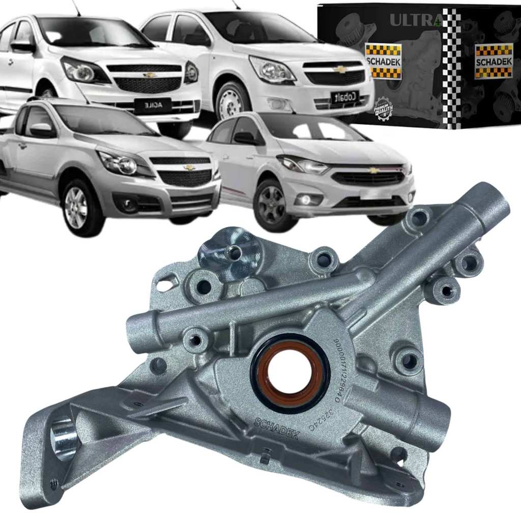 Bomba Óleo Motor para GM Chevrolet Celta / Agile / Prisma / Onix / Montana / Classic / Spin - 1.0 1.4 1.8 (Schadek 10.30 em Oferta na Shopee