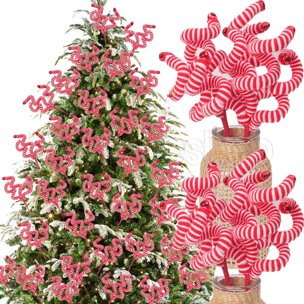[Destaque] Ornamento Simulado De Pirulito De Natal-Buquê De Doces Falsos-Plugin Decorativo De Árvore Decoração De Guirla