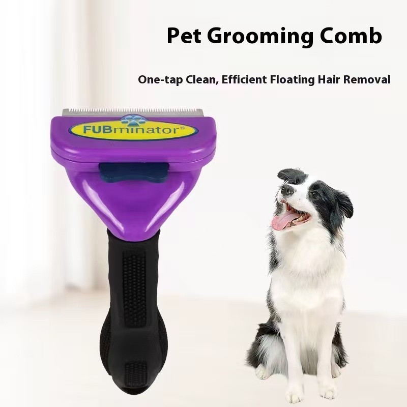 Pente Escova  Para Pentear Cachorros e Gatos Pet Tirar os Pelos - Botão Removedor de Pelos -  XL em Oferta na Shopee