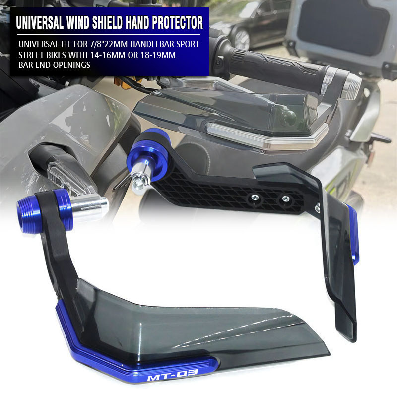 Apto Para yamaha MT03 MT 03 2018-2024 Motocicleta Handguard Escudo Protetor De Mão Pára-Brisa