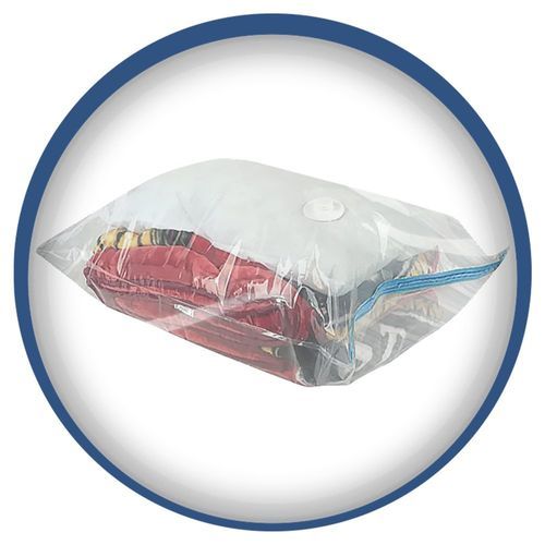 Saco Organizador Vacuo Reutilizavel Compactador Roupas Economiza Espaco Protecao