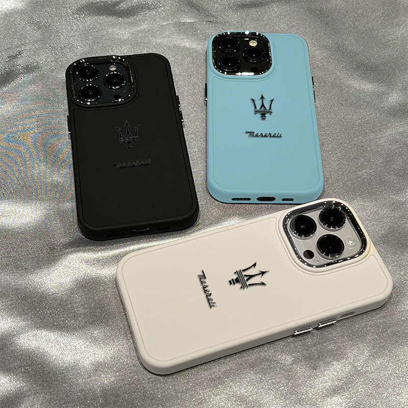 ✨ Pronto Para Enviar Capa De Telefone Todos Os iPhone 17 16 15 14 13 12 11 Plus Pro Max X XR Maserati Logotipo Do Carro 