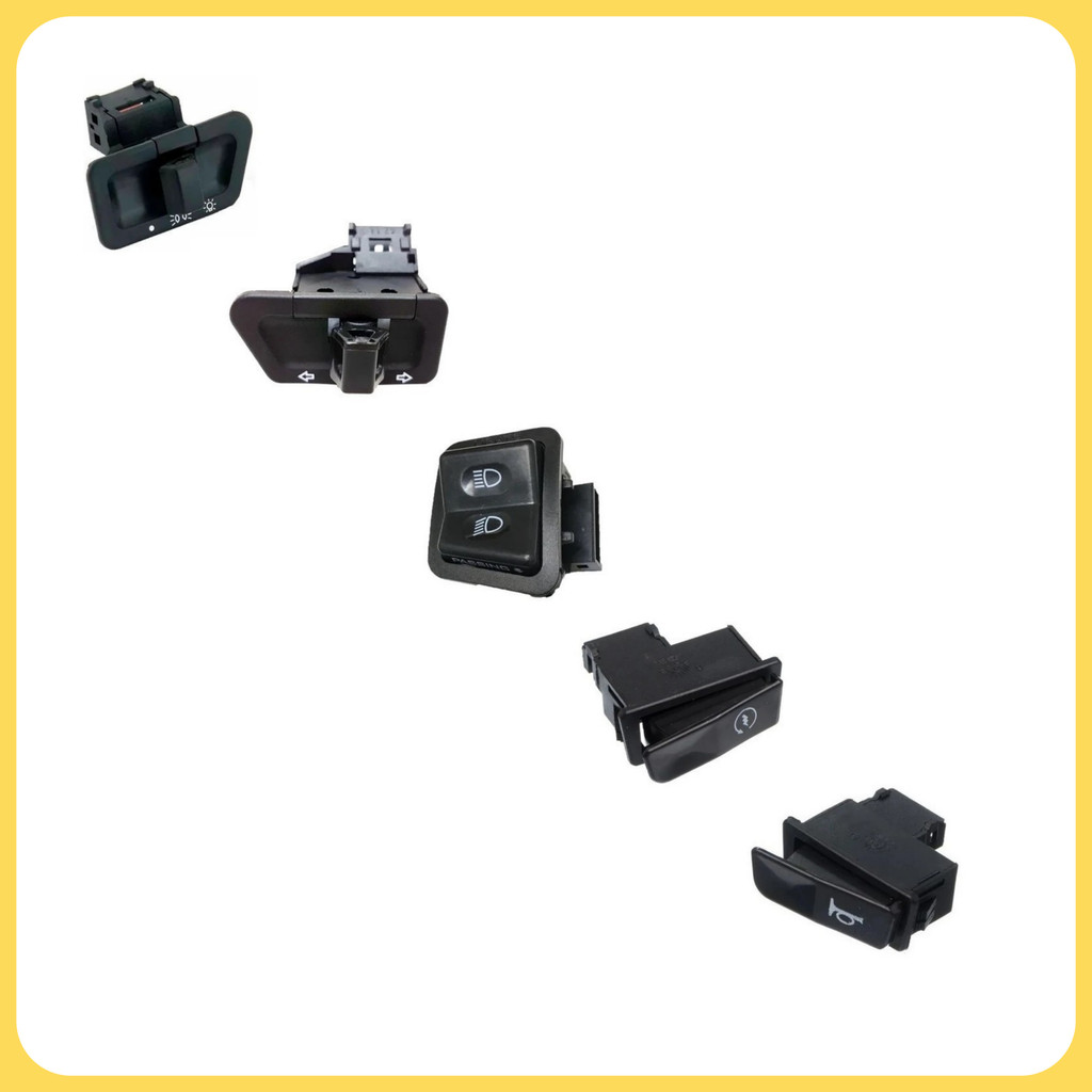 Kit Botões Suzuki Burgman 125 Farol Partida Buzina Setas