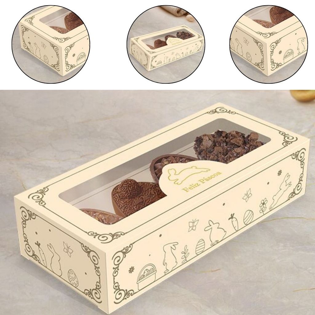 10 CAIXA  P/ 4 MINI OVOS 50G PASCOA LUZ 5912 ( IDEIA PÁSCOA 2026 )