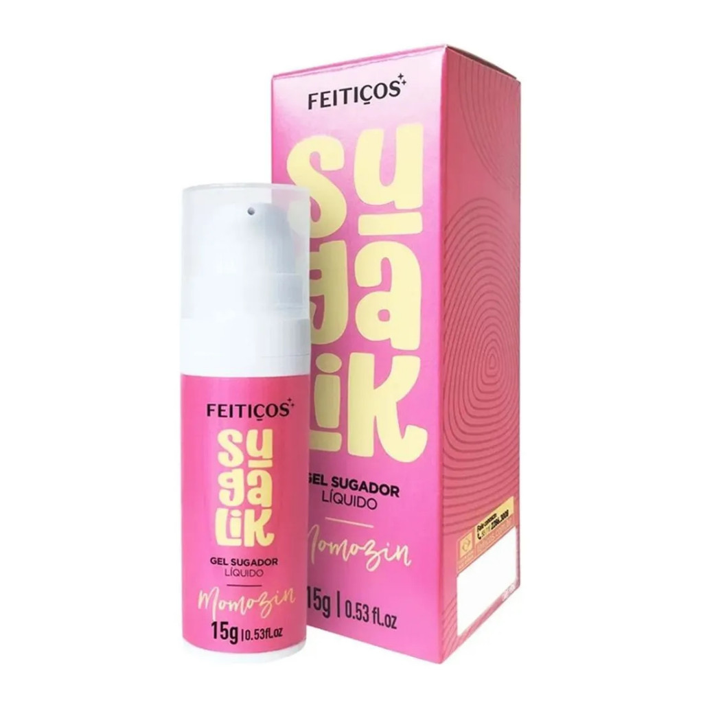 Sugador Pulsador Líquido Feitiços Aromáticos 15g - Sugalik Gel Sugador Liquído Pulsa Treme Vibra