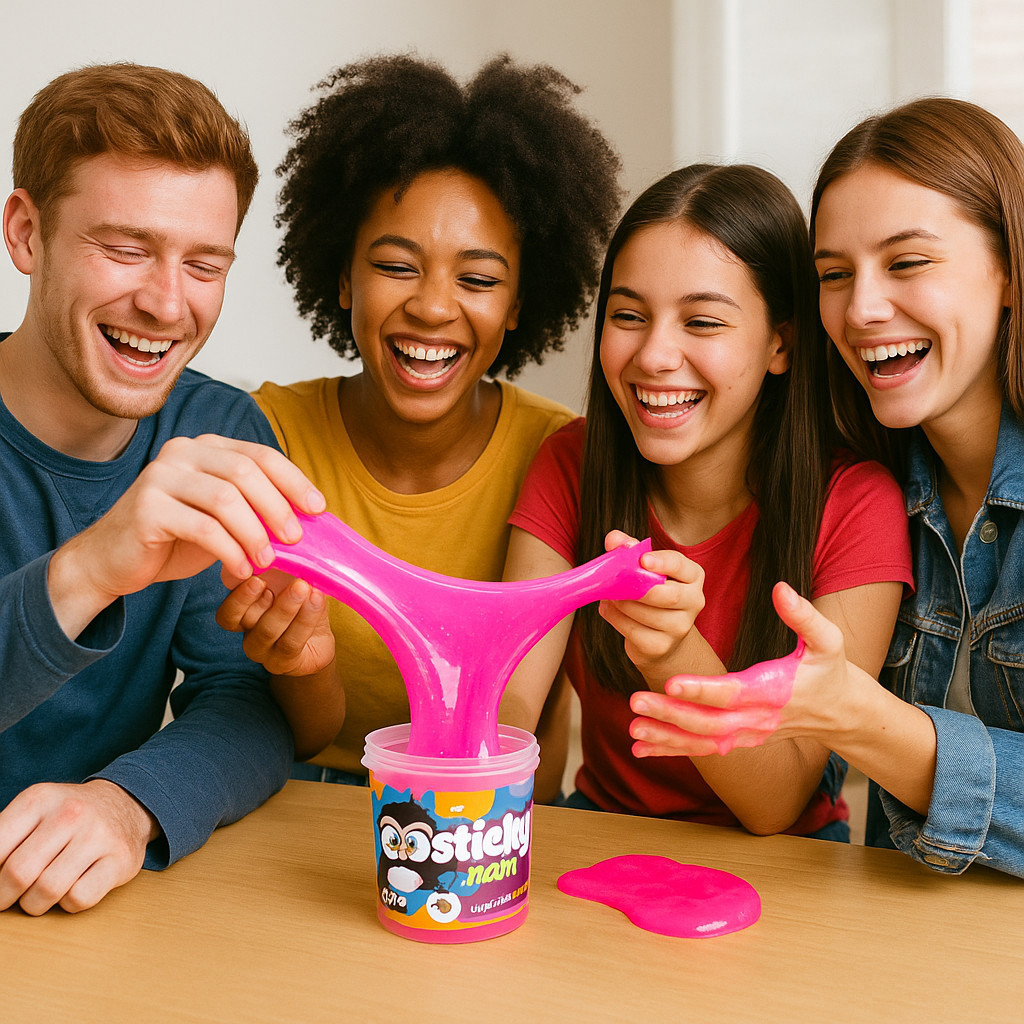 Slime Infantil Geleca Massinha Sensorial Não Tóxica Brinquedo Educativo Oferta