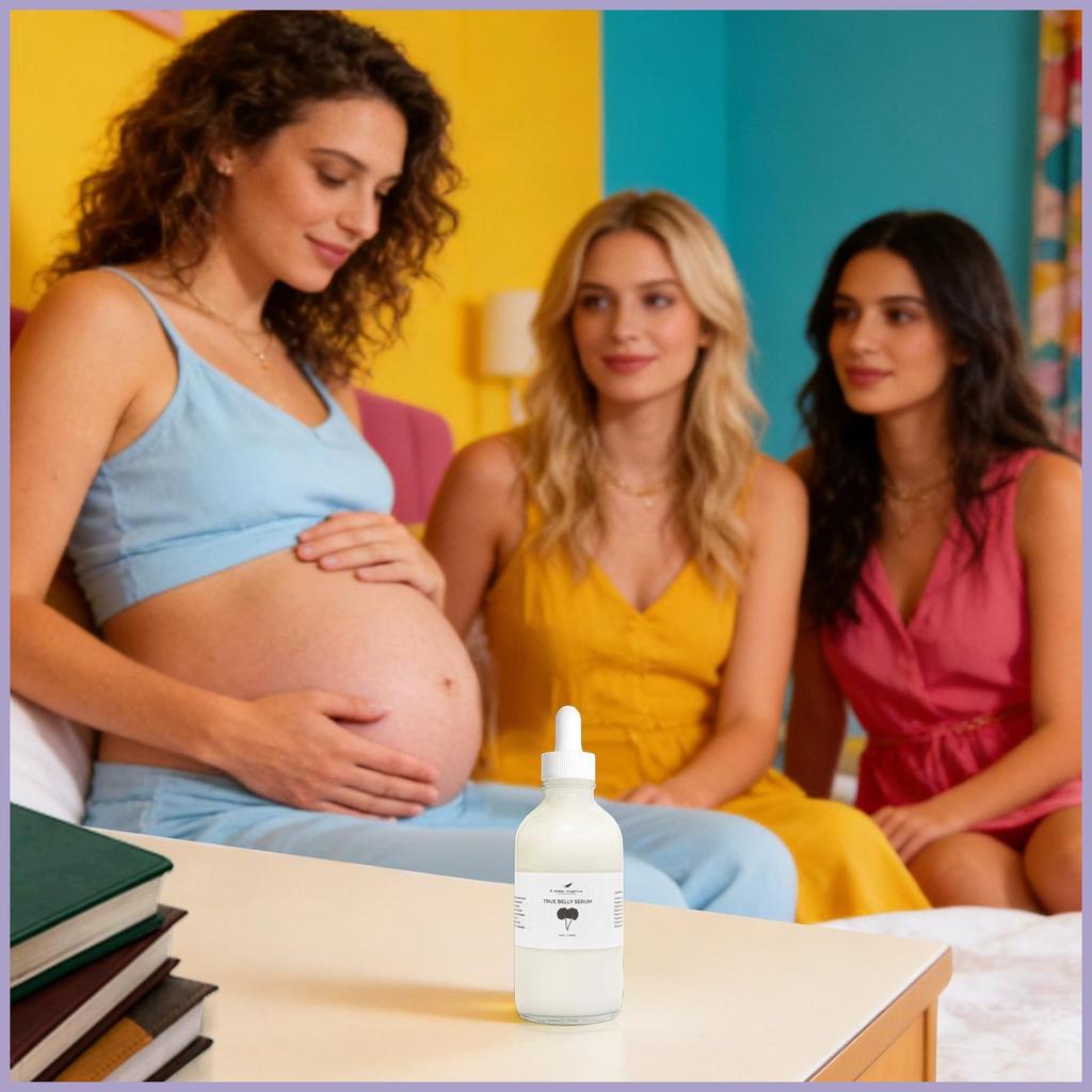 Líquido Para Gravidez , Cuidados Com A Pele , 4 Onças , Hidratante , Orgânico , Firmador , Barriga , Sensível , Uso Diár