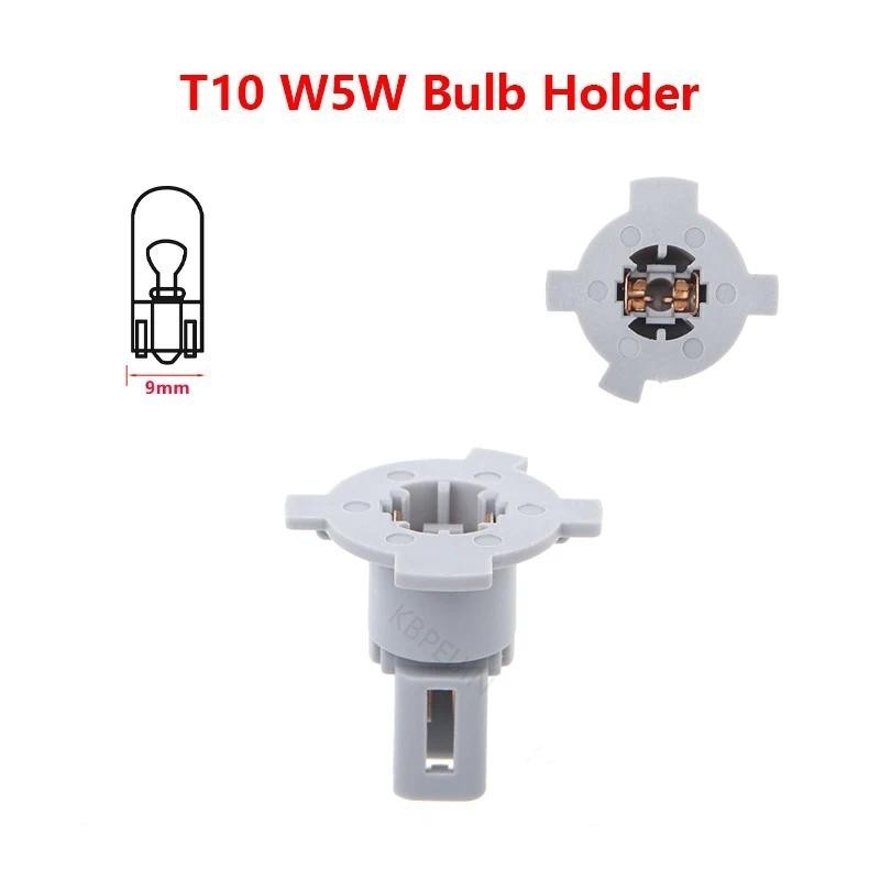 1x Para Kia Forte Hyundai Reina T10 W5W Suporte De Lâmpada Acessórios De Soquete De Luz Da Placa De Licença