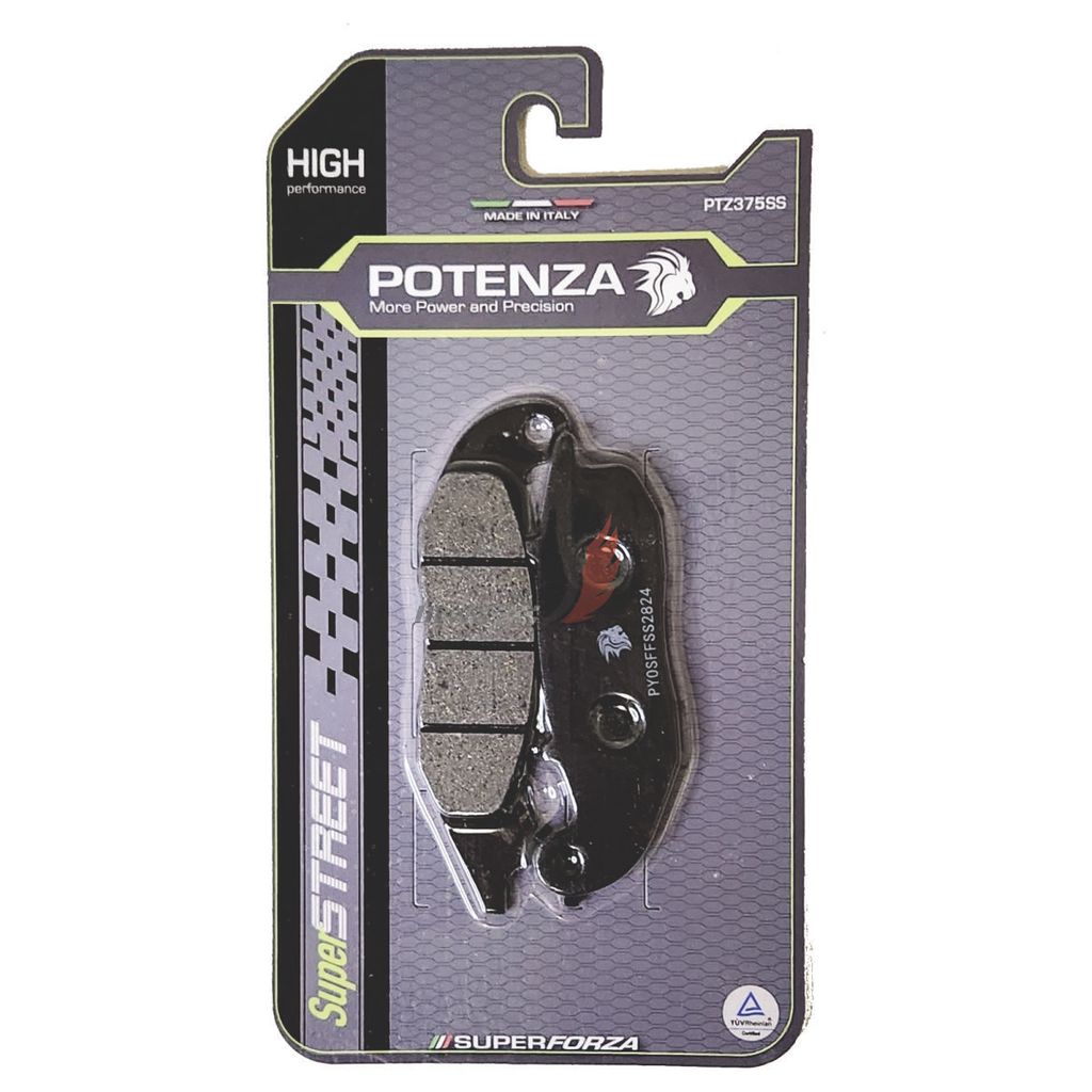 Pastilha Freio Dianteira Potenza PTZ375SS Yamaha Fazer 250 Honda CG 150 Titan Mix