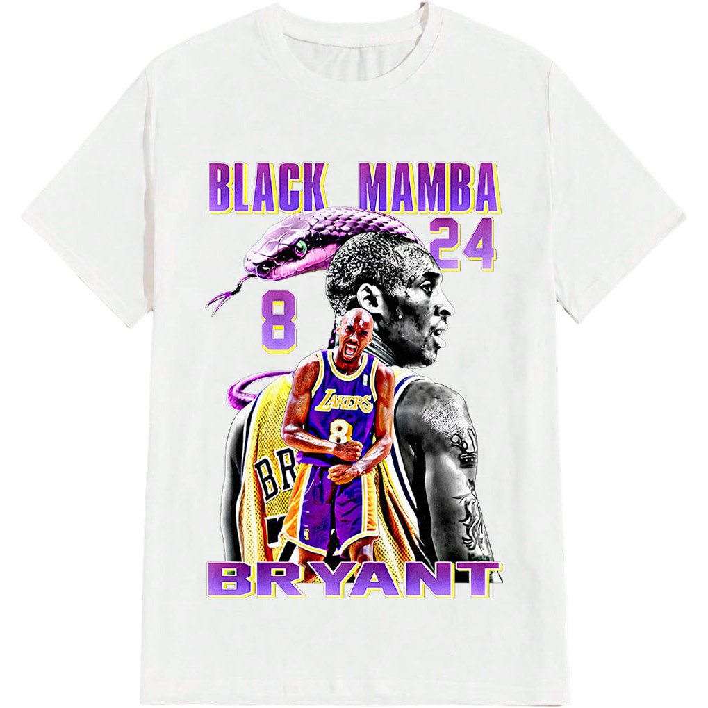 Camisa Basquete Kobe Bryant Black Mamba Camiseta Temos Plus Size Envio Rapido