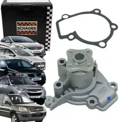 Bomba de Água para Elantra / I30 / Tucson - Cerato / Sportage- 2.0 16v 4cil G4GC (Schadek 90000535 20.253)