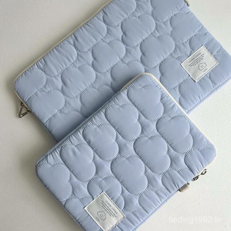 [Rhian] Laptop De Nuvens Fofas Bolsa Para Computador Notebook De 13/14/15/16 Polegadas Tablet À Prova De Choque Capa Pro