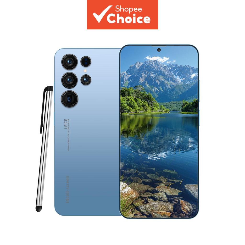 Smartphone S24 Ultra 6.8 Polegadas Dual SIM Reconhecimento Facial Android 8.1 Com Caneta 2GB + 64GB