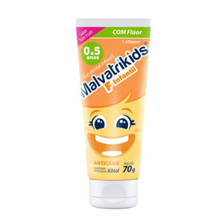 Gel Dental Malvatrikids F Infantil Gel com Flúor 70g em Oferta na Shopee