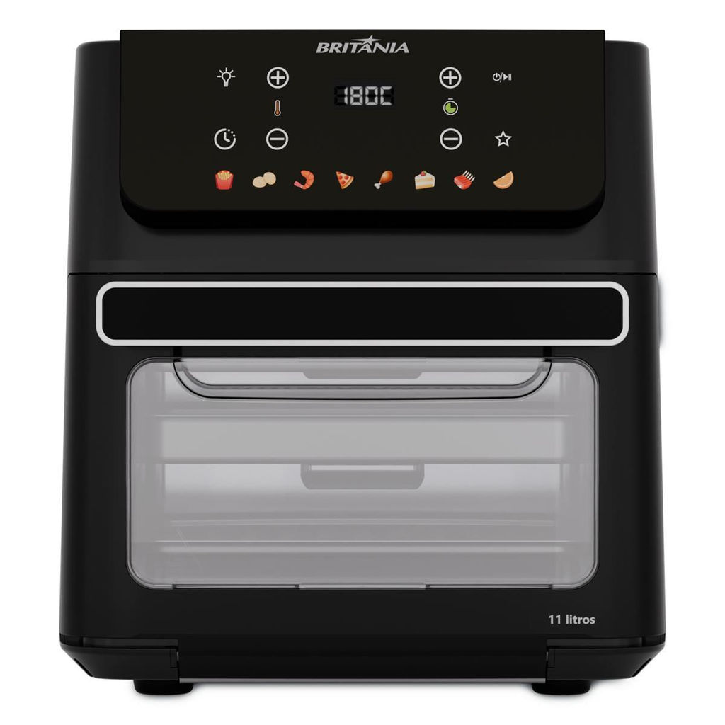 Air Fryer Oven Britânia 11L 8 Funções 1800W BAF11A