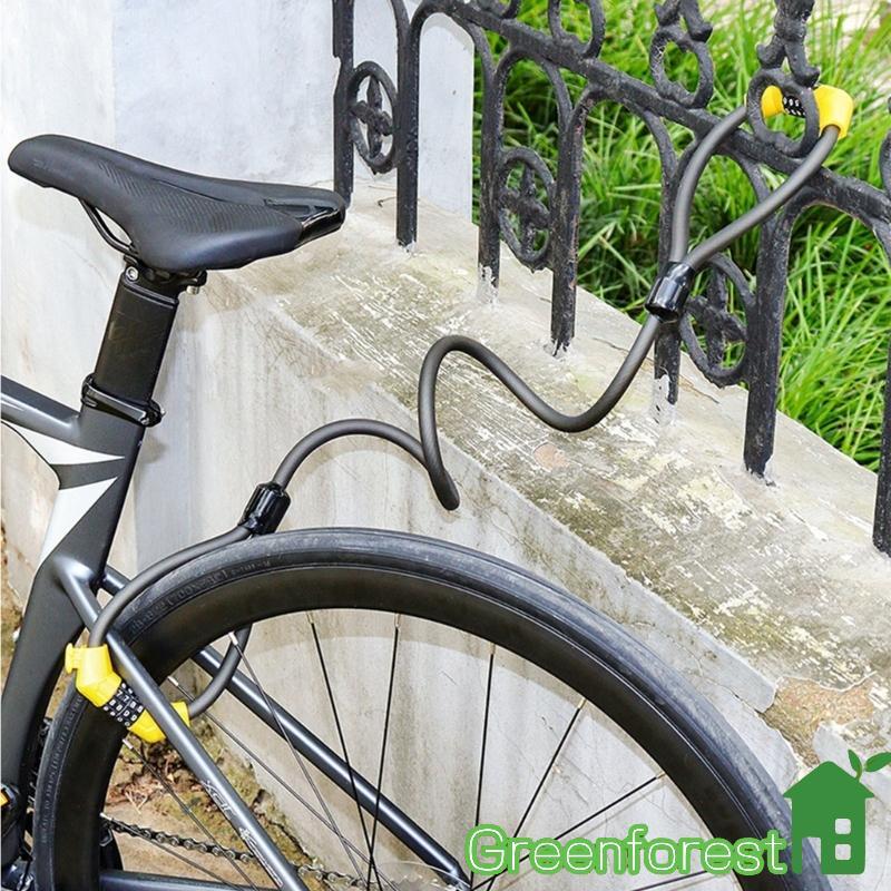 greenfor Bloqueio Segurança Cabeça Dupla Cadeados Portáteis Peça Bicicletas Fácil Instalar
