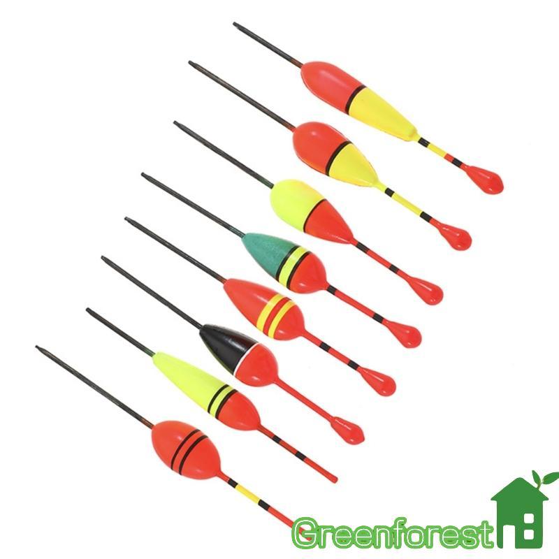 greenfor 8 Pçs Bóia Vertical Bobber Para Pesca Ar Equipamento Flutuante Sensibilidade Flutuador 9 5-1