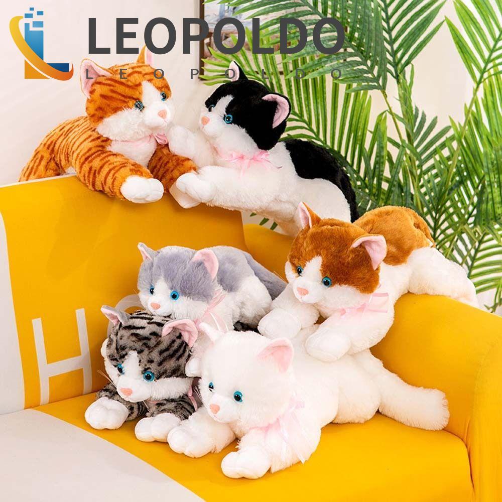 LEOPOLDO Gato Boneca De Pelúcia Gatinho Travesseiro Sofá Almofada Decoração Para Casa Macio Sono Brinquedo Brinquedos