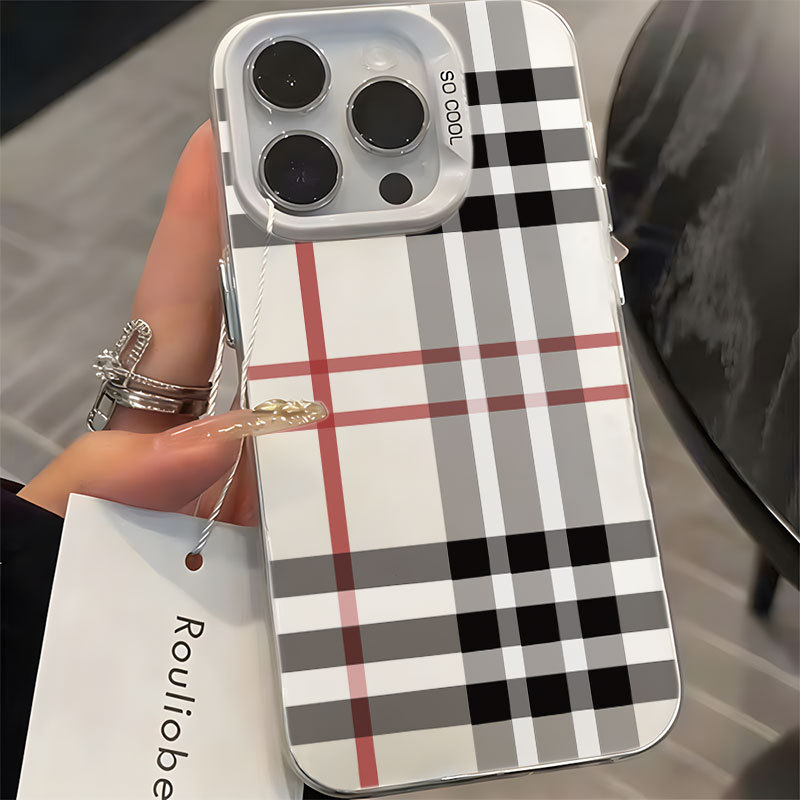 Xadrez Clássico Capa Capinha Foscas Para Samsung A05S A06 A14 A15 A16 A23 A32 A34 A35 A54 A55 Resistente a Arranhões